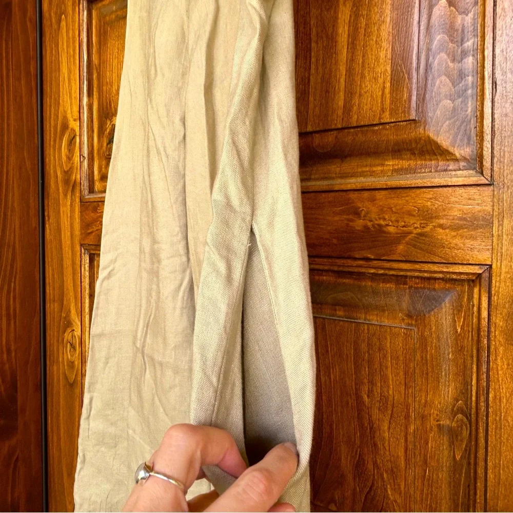 PHILOSOPHY Linen A Line Midi Dress Size L - Picture 5 of 5